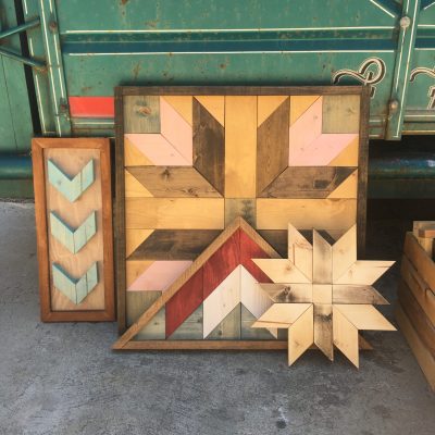 Chevron, 4-Corners, Patriotic Triangle, & Modified Barn Star